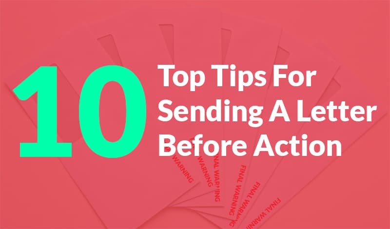 Letter Before Action top tips
